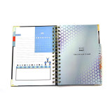 2022 Custom Printing Spiral Personalized Yearly Planner with Dividers Tabs