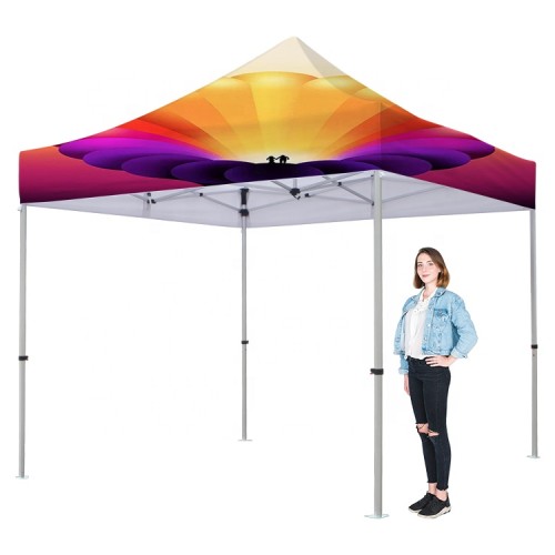 Wholesale pop up canopy marquee custom logo printed trade show advertising folding tent