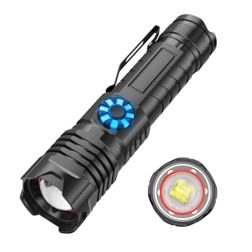 80000LM LED XHP99 Flashlight USB Rechargeable LED Torch XHP99 Lanterna Camping Lamp Use 18650 26650 With Pen Holder