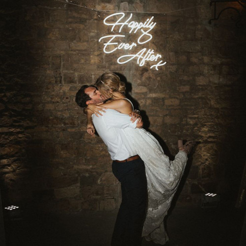High Quality Vintage Valentine's Day Decoration Custom Acrylic Led Wall Letter Sign 3d Neon Sign For Wedding