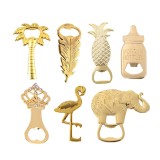 Custom gold shiny logo bottle opener magnet,credit card bottle opener bottle opener hat