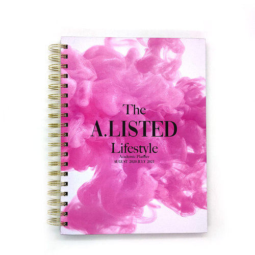 Customizable Spiral Academic School Student Planner
