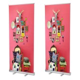 Wholesale 85*200 100*200 Aluminum roll up banner China trade show stands