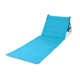 cheap low profile portable legless pvc floor folding waterproof padded cushion lazy relax sun sea beach mat chair with low seat