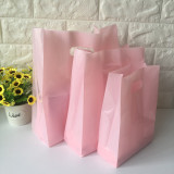 Firm Useful Multicolour Luxury Pink Print Grocery Plastic Shopping Bags