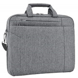 13 Inch Waterproof Nylon,Retractable Handle,Adjustable Shoulder Strap Laptop Storage Bag For Macbook Pro, For Unisex,Gray