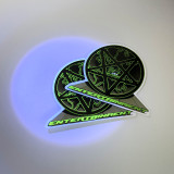 Wholesale Print Custom Vinyl Night Glow In Dark Logo Die Cut Waterproof Stickers