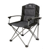 aluminum outdoor USA folding padded big camping chair with arm