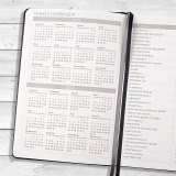 Academic Year Weekly & Monthly Planner Refill Leather Planner