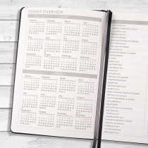 Academic Year Weekly & Monthly Planner Refill Leather Planner