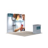 3x3 promotional aluminium portable display photo booth background expo exhibition backdrop stand Square Arch Tradeshow Booth
