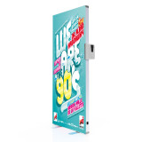 high quality high quality poster led crystal light frame seg attaching soap sanitizer dispenser