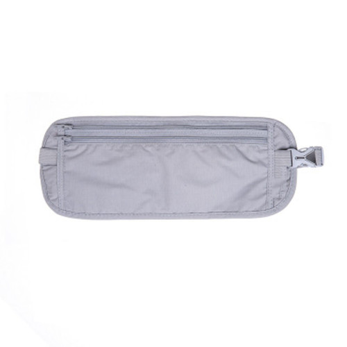 High quality RFID blocking Travel Money Belt 600D Poly Security and anti-theft passport holder waist bag
