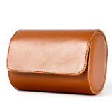 Luxury PU Leather Watch Storage Box Travel Single Watch Case Watch Gift Box for Christmas Anniversary Birthday