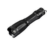 Hot Selling Zoomable Aluminum Alloy LED Flashlight Torch tactical diving flashlight