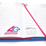 2021 Wholesale OEM Leather PU Cover Binder Daily Custom Logo Printing Planner Business Agenda