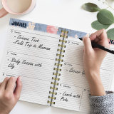 Custom Printing Spiral Bound To Do List Daily Academic Planner