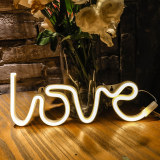 Led Wall Advertising Neon Signs Love Shaped Led Neon Light For Home Wedding Decoration