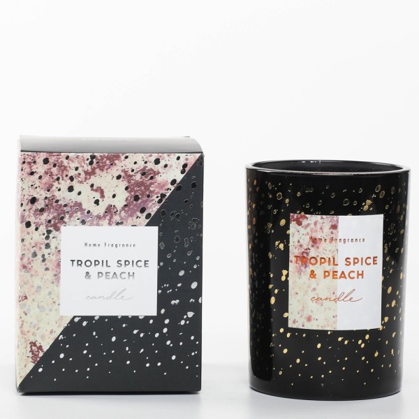Galaxy Collection 8*10.5cm Luxury Personalized Glass Custom Luxury Scented Soy Candles
