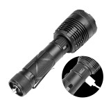 Super Bright LED Flashlight 3 Lighting Modes Telescopic Zoomable T6 light By 26650 Battery for outdoor Camping