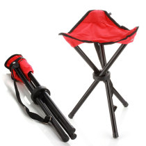 outdoor ice fishing tripod three legs camping chair triangle folding stool