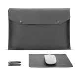 Custom PU Leather Computer Laptop Bag Laptop Sleeve Compatible 12 13.3 15.6 16 Inch Mac Book Air/Pro