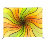 Full color high resolution straight tension fabric display screen frame customized photo background photography backdrop
