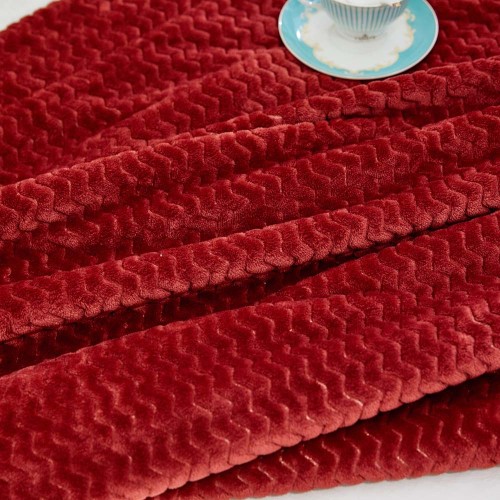 Elegant Embossed Solid Super Soft Warm Luxury Microfiber Sherpa Throw Fleece Blankets