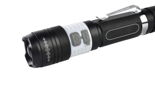 New Style Rechargeable High Power Torch Strong USB led Flashlight