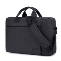 Black Tote Laptop Shoulder Case for Macbook 15.4'' Crossbody Carry Handbags
