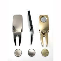 Custom Unique Design Logo Golf Divot Tool golf Cigar Holder