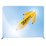 Exhibition custom size aluminum frame portable tension fabric 10ft backdrop wall display stand