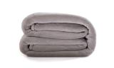 Ultra Soft Flannel Fleece Silver Grey Room/Bedroom Warm Throw Blanket