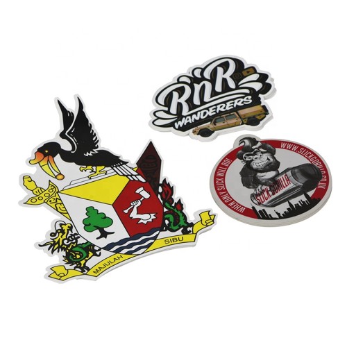 custom self adhesive outdoor best car back service race stickers