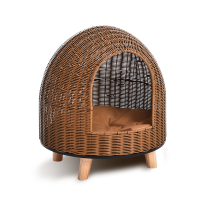 Healthy Eco-Life Pet Natural Series Wicker Vine Made Breathable Cat Wood Furniture