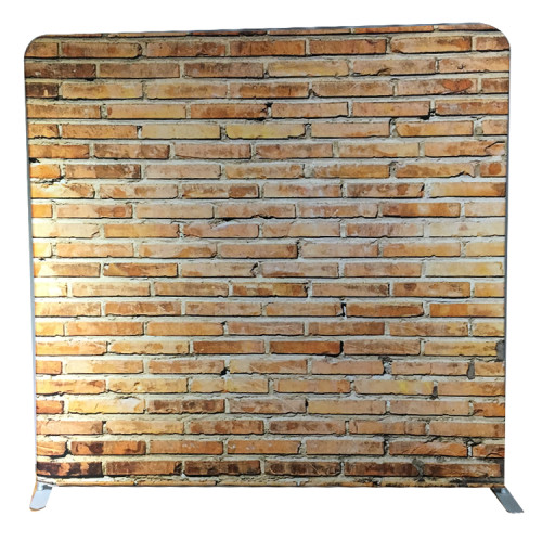 Customized photoshoot backdrop with tension fabric printed for trade show and event