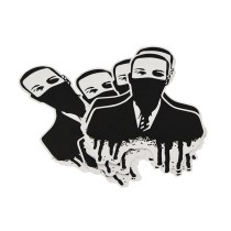 Custom self adhesive waterproof transparent car sunroof sticker men