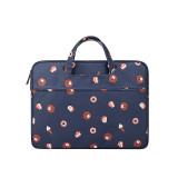 Slim Durable 13 Inch Red Canvas Laptop Hand Bag with Zipper Pocket For Macbook Air