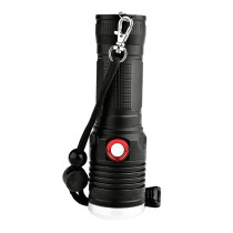 Factory Wholesale Aluminum Alloy Telescopic Zoom USB Rechargeable Small Portable Mini LED Flashlight