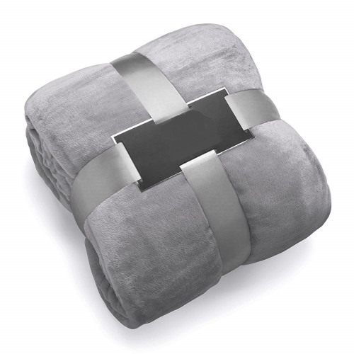 Super Soft 100% Polyester Custom Throw Adult Blanket Sofa Bedding Flannel Microfiber Blanket