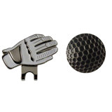 High Quality Blue/Yellow/White Glove-shaped Steel Golf Magnetic Hat Clip