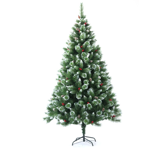 Wholesale 6ft 7ft 8ft Artificial Green PVC Christmas tree