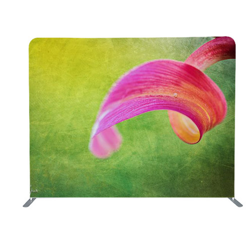 Straight Tension Fabric Photo Booth Display for Events Flower Wall Artificial Banner Backdrop Stand