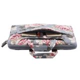 Women laptop bags Printed fabric with Shoulder Strap and Handle for 13.3 inch Laptops  and customized size