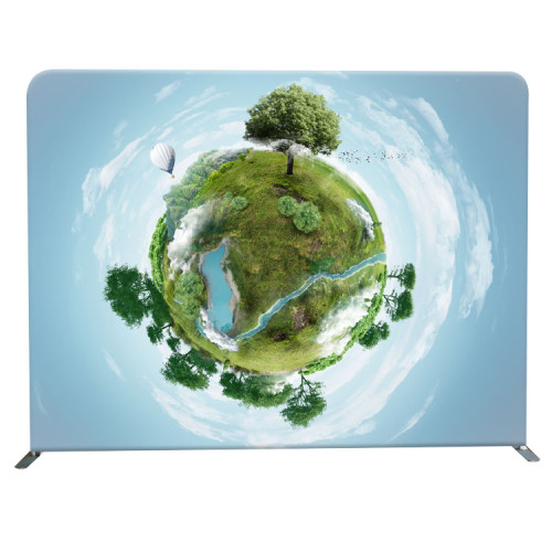 8ft dye sublimation printing tension fabric pillow case backdrop display stand for photobooth