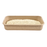 Safe And Non-Toxic Pet Sand Box Eco & Bio-Degradable Cane Syrup Cat Litter Box