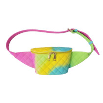 2020 New Fashion Wholesale Lady Colorful Running Belt Bags Pvc Jelly Rainbow Fanny Pack Waist Bag For Women