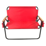 hiking 2 person seat outdoor backrest beach chair folding camping bench