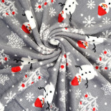 New product christmas warm flannel fleece throw blanket for gift