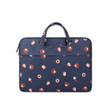 Slim Durable 13 Inch Red Canvas Laptop Hand Bag with Zipper Pocket For Macbook Air
